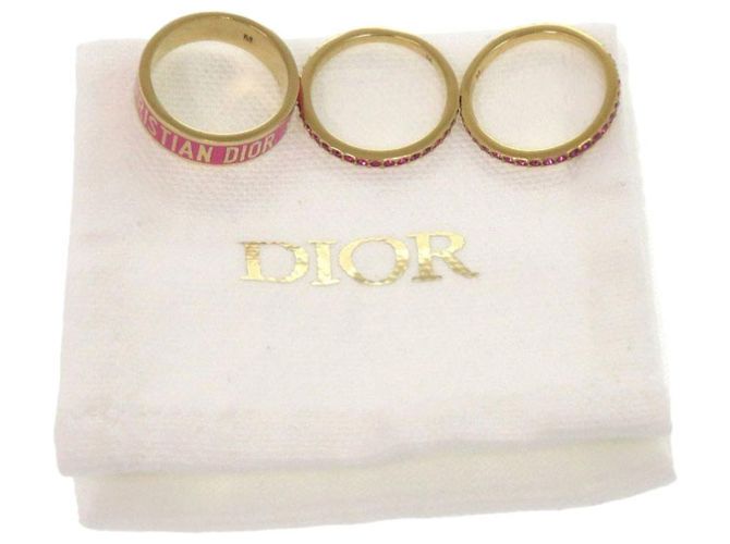 Christian Dior Code Triple Band Ring Pink Golden - Ansicht 2