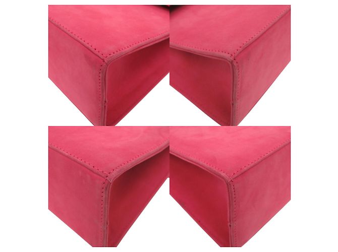 Borsa in scamosciato Vara Ribbon Salvatore Ferragamo Rosa - vista 4