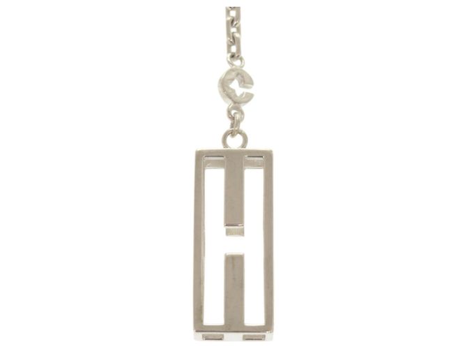 Hermès Hermes Vintage Logo Schlüsselanhänger Silber - Ansicht 2