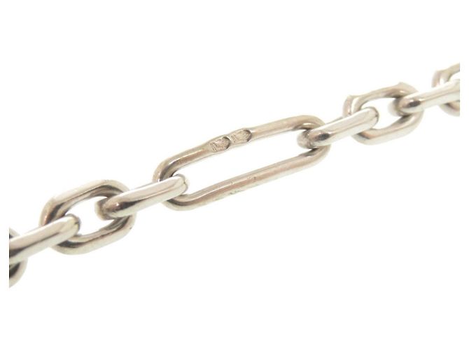 Hermès Hermes Vintage Logo Schlüsselanhänger Silber - Ansicht 8
