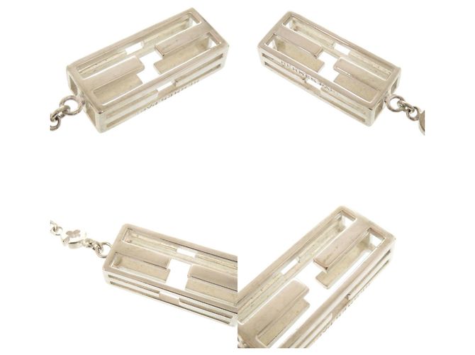 Hermès Hermes Vintage Logo Schlüsselanhänger Silber - Ansicht 9