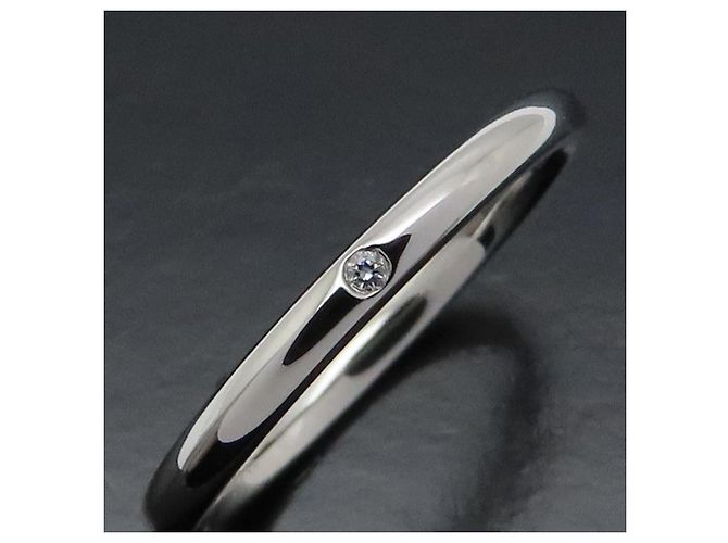 Anello stacking in platino 950 Tiffany & Co. - vista 5