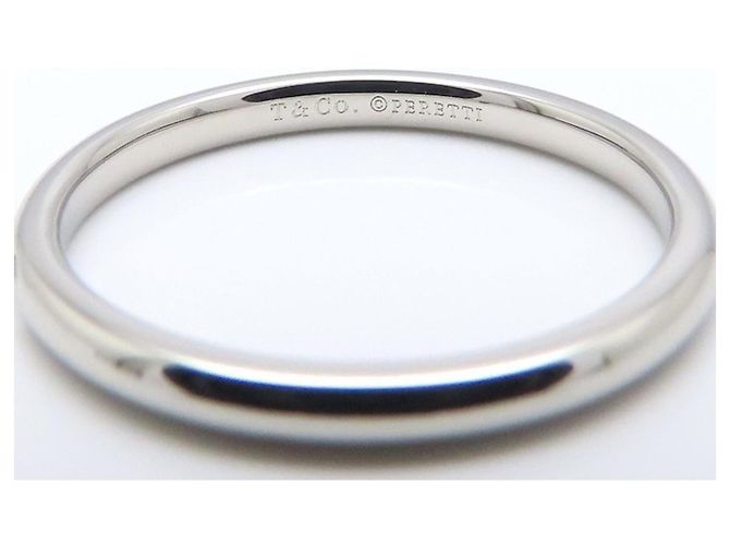 Anello stacking in platino 950 Tiffany & Co. - vista 7