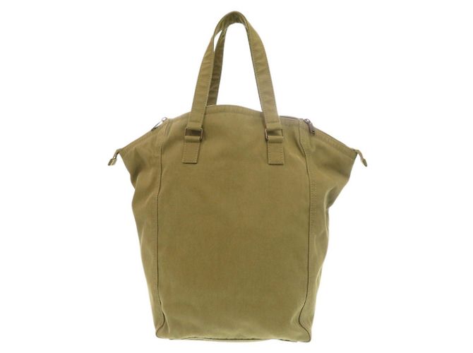 Yves Saint Laurent Khaki Canvas Tote Bag - Ansicht 3