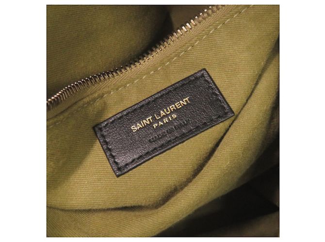 Yves Saint Laurent Khaki Canvas Tote Bag - Ansicht 9