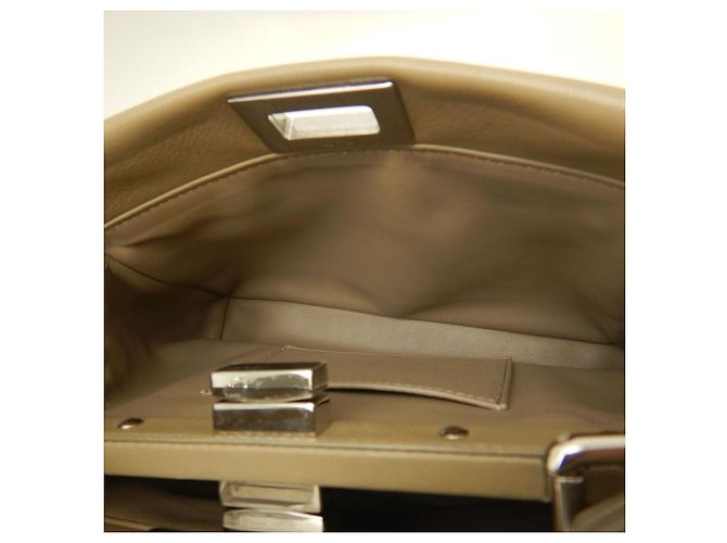 Borsa Fendi Peekaboo Mini Beige - vista 10