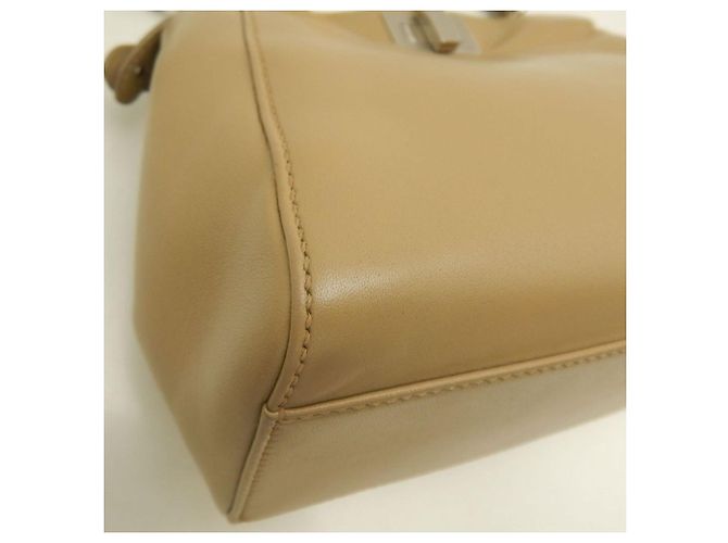Borsa Fendi Peekaboo Mini Beige - vista 13
