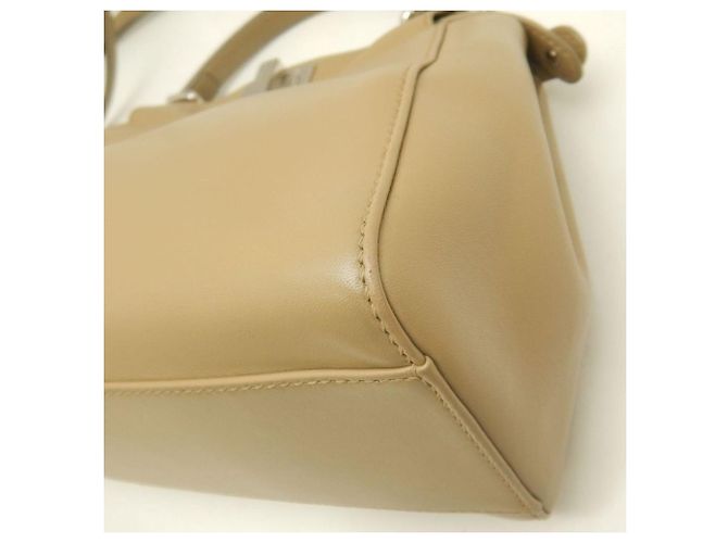 Borsa Fendi Peekaboo Mini Beige - vista 14