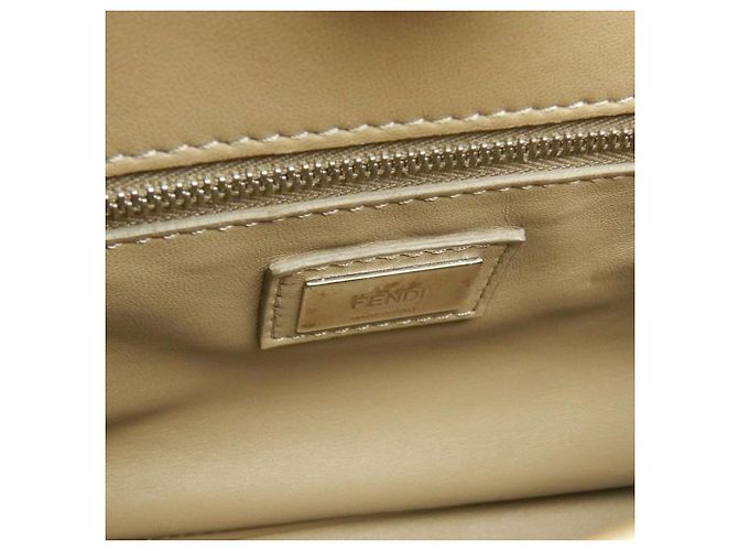 Borsa Fendi Peekaboo Mini Beige - vista 17