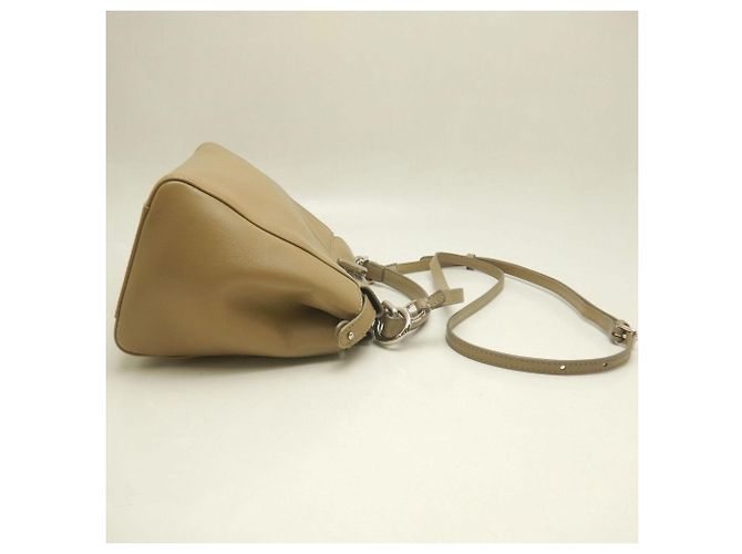 Borsa Fendi Peekaboo Mini Beige - vista 6