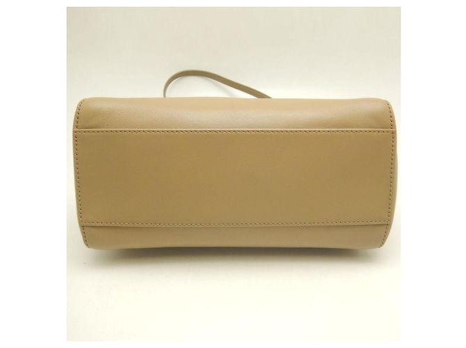 Borsa Fendi Peekaboo Mini Beige - vista 7