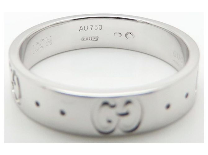 Anillo Icon Band de GUCCI en oro blanco de 18K - vista 7