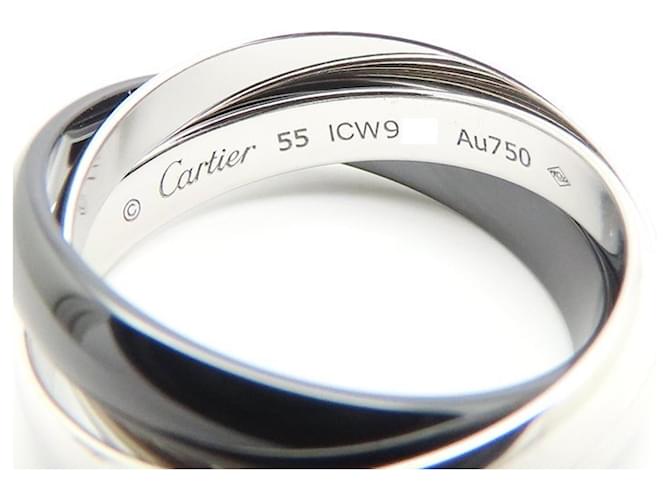 Anello Trinity Cartier Nero Argento - vista 5
