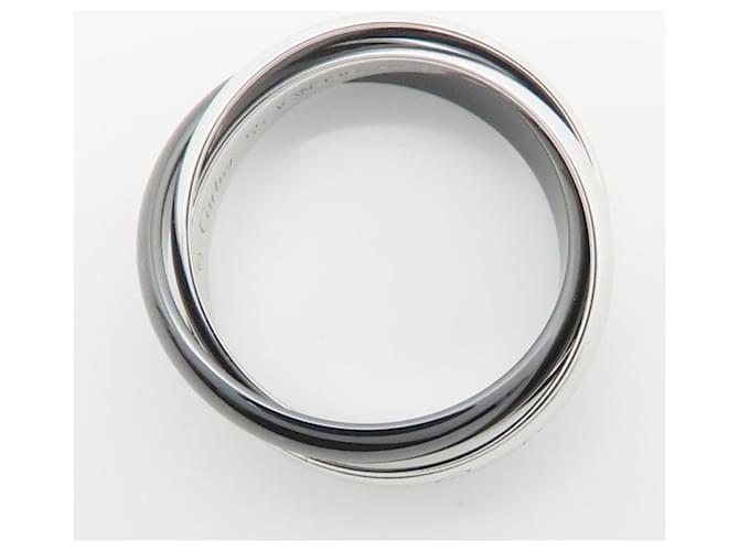 Anello Trinity Cartier Nero Argento - vista 6