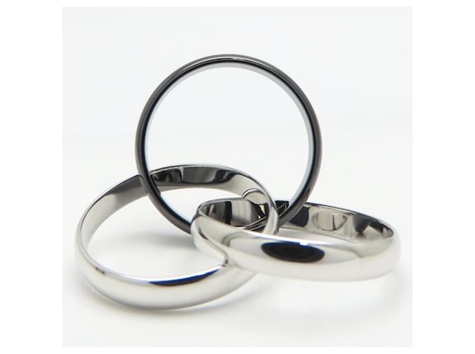Anello Trinity Cartier Nero Argento - vista 7