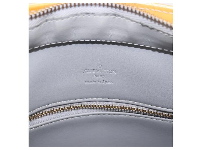 Louis Vuitton Houston Monogram Vernis Giallo - vista 6