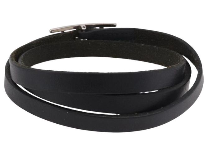 Hermès Hermes Hapi 3 Leder mit Metall Schwarz - Ansicht 2
