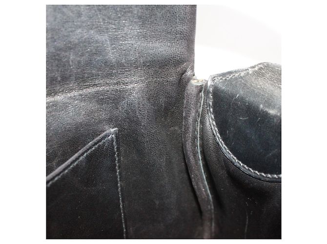 Hermès Borsa a Spalla Hermes Galonne Nero Verde - vista 11