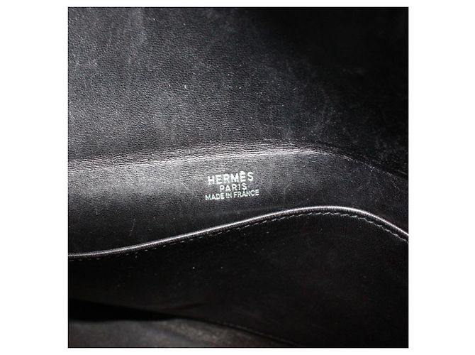 Hermès Borsa a Spalla Hermes Galonne Nero Verde - vista 8