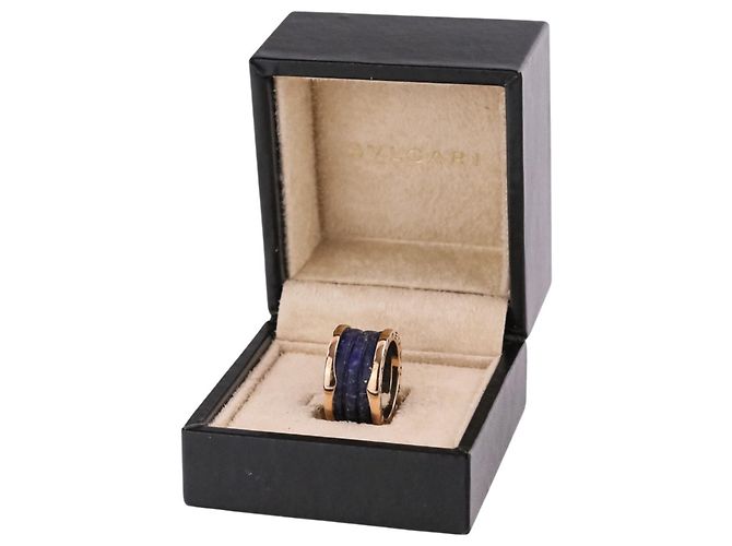 Bulgari Bvlgari B.zero1 Ring aus 18K Gelbgold mit Lapislazuli Golden - Ansicht 9