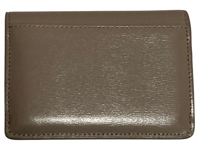 Céline Tarjetero y cartera compacta Celine Triomphe Flap Gris - vista 3