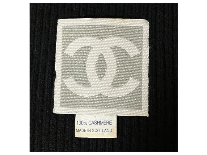 Stola in Cashmere Chanel Sports Nero - vista 4