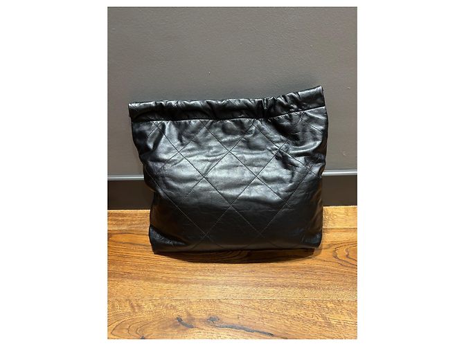 Borsa Hobo Chanel 22 Large Nero - vista 10