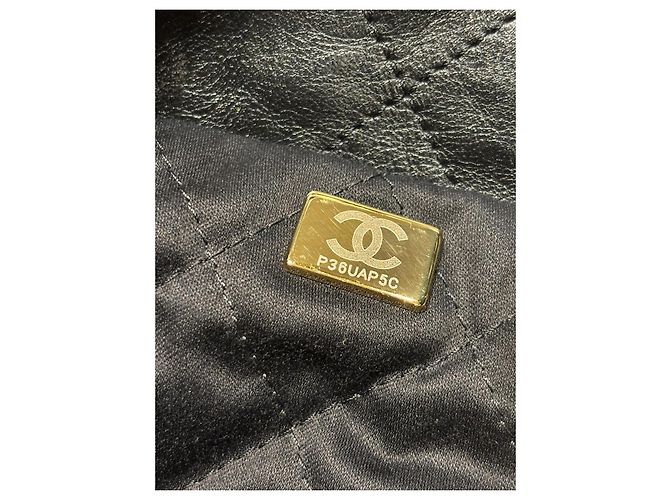 Borsa Hobo Chanel 22 Large Nero - vista 4