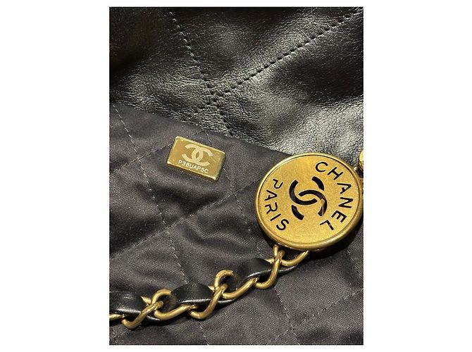 Borsa Hobo Chanel 22 Large Nero - vista 5