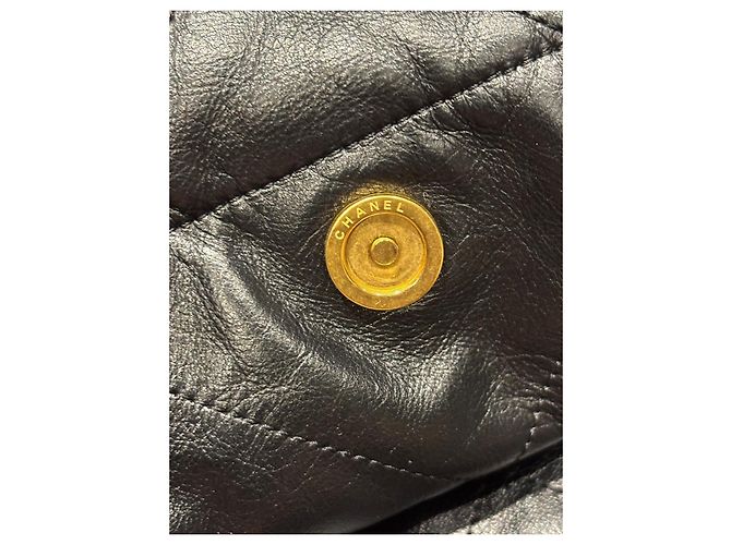 Borsa Hobo Chanel 22 Large Nero - vista 9