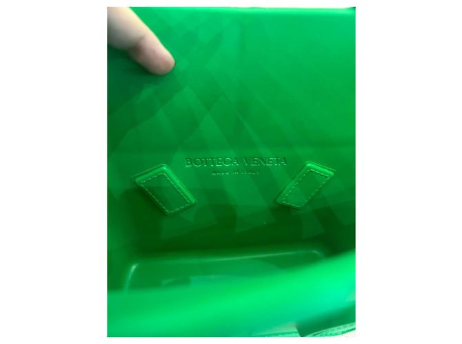 Arco Borsa a secchiello Bottega Veneta in gomma verde - vista 5