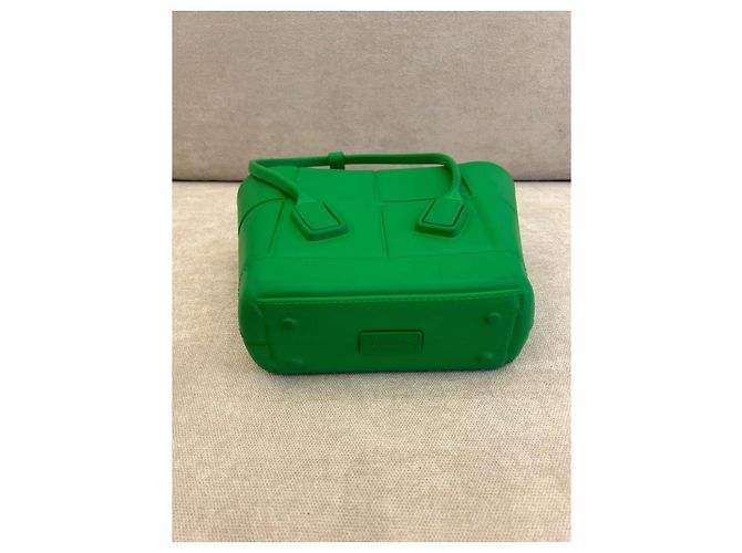 Arco Borsa a secchiello Bottega Veneta in gomma verde - vista 6