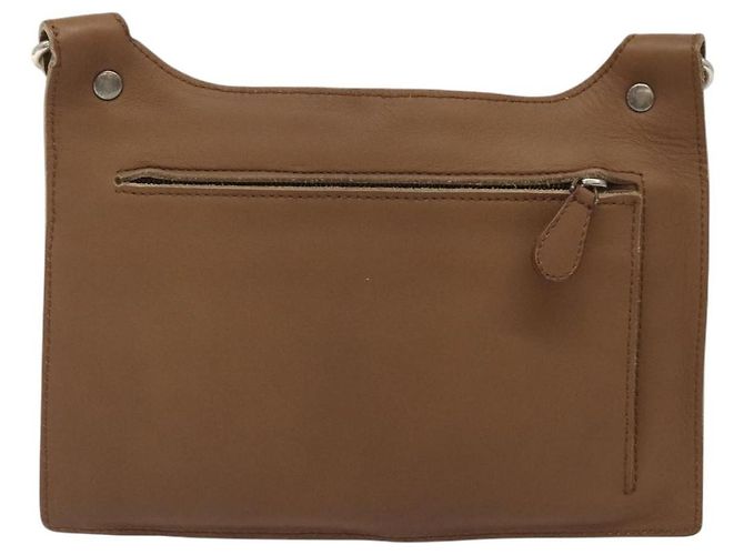 Bottega Veneta Vintage Front Pocket Waist Leather Marrone - vista 2