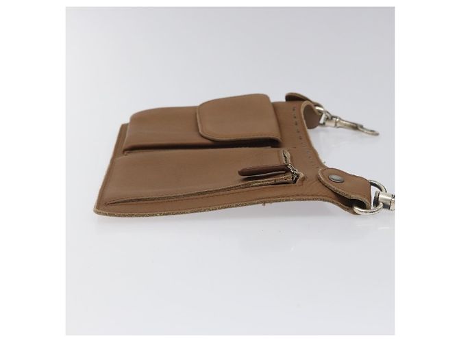 Bottega Veneta Vintage Front Pocket Waist Leather Marrone - vista 3