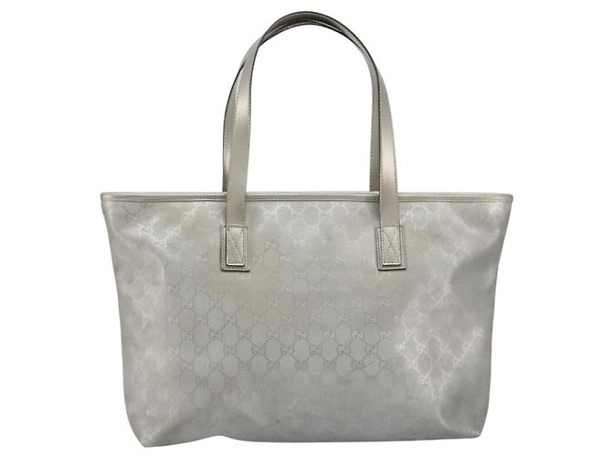 Tote Plus Gucci GG Imprime Medium Argento - vista 2