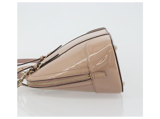 Gucci Nice Top Handle Microguccissima Lack Medium Beige - Ansicht 4