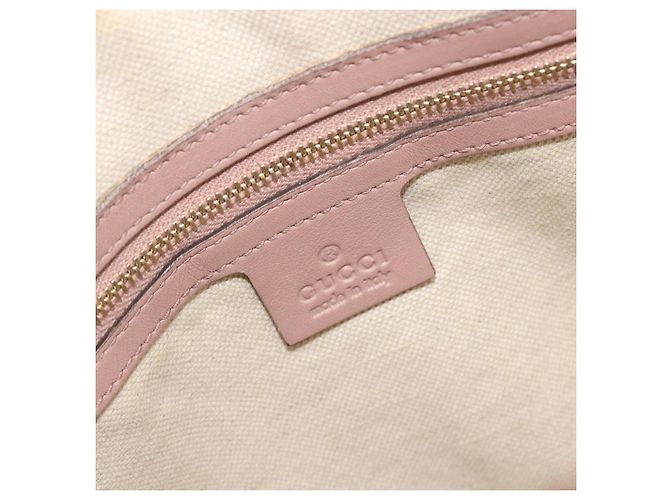 Gucci Nice Top Handle Microguccissima Lack Medium Beige - Ansicht 6