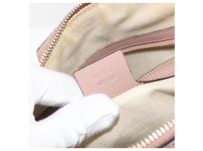 Gucci Nice Top Handle Microguccissima Lack Medium Beige - Ansicht 7