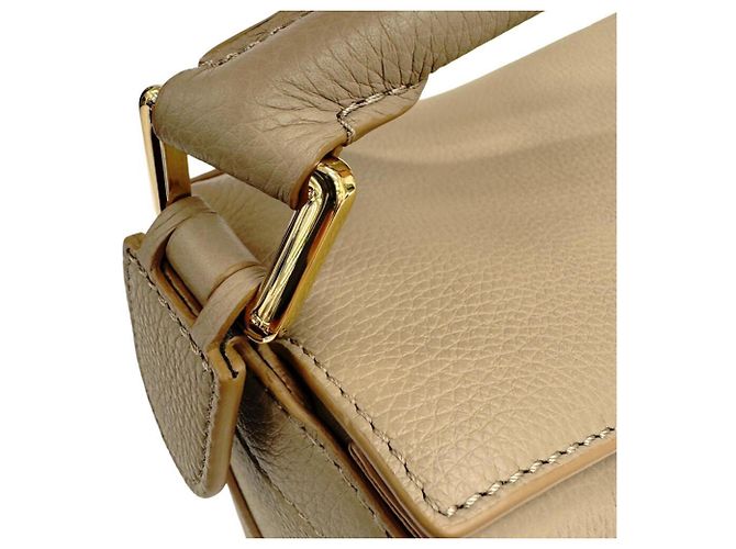 Borsa a mano Loewe Puzzle Edge Small in pelle di vitello Sand Sabbia - vista 12