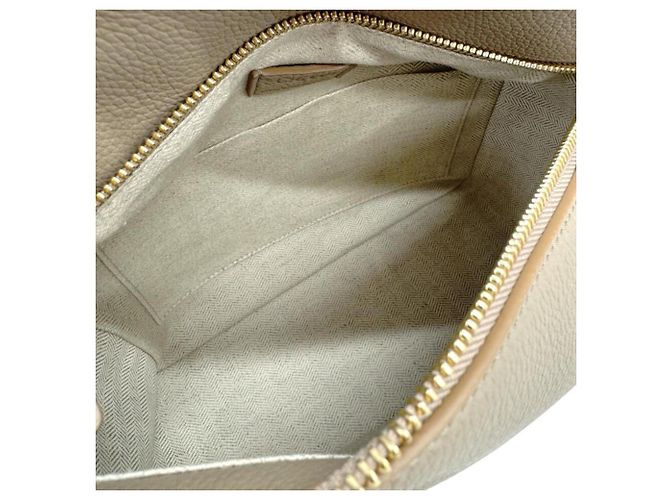 Borsa a mano Loewe Puzzle Edge Small in pelle di vitello Sand Sabbia - vista 13