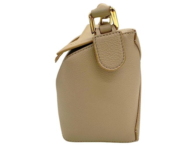 Borsa a mano Loewe Puzzle Edge Small in pelle di vitello Sand Sabbia - vista 4