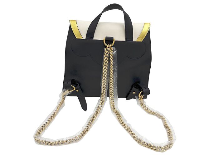 Zaino GUCCI GG Pearl Tricolor Nero Bianco D'oro - Ansicht 2