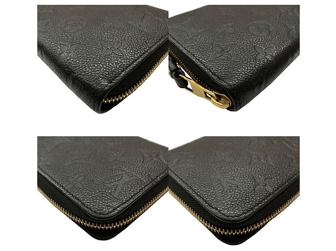 Zippy Louis Vuitton Monogram Empreinte Long Wallet Schwarz - Ansicht 3