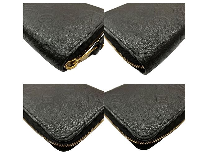Zippy Louis Vuitton Monogram Empreinte Long Wallet Schwarz - Ansicht 4