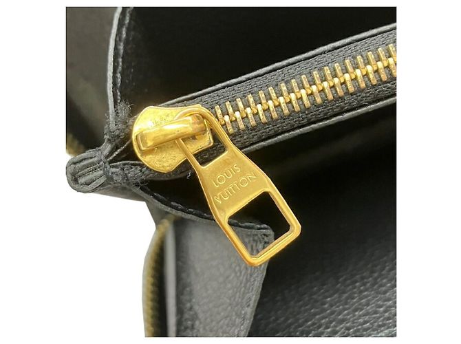 Zippy Louis Vuitton Monogram Empreinte Long Wallet Schwarz - Ansicht 8