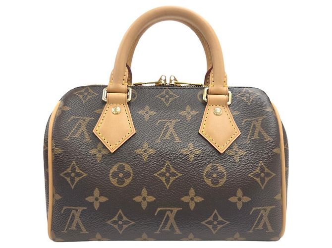 Borsa Louis Vuitton Speedy Bandoulière 20 Monogram Marrone - vista 2