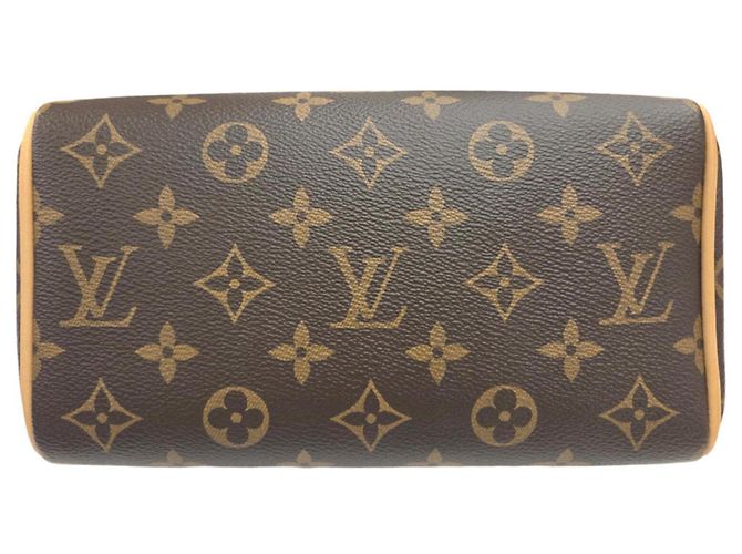 Borsa Louis Vuitton Speedy Bandoulière 20 Monogram Marrone - vista 5