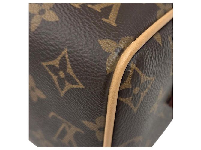 Borsa Louis Vuitton Speedy Bandoulière 20 Monogram Marrone - vista 7