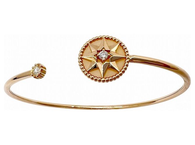 Bracciale Rose des Vents Christian Dior D'oro - vista 3