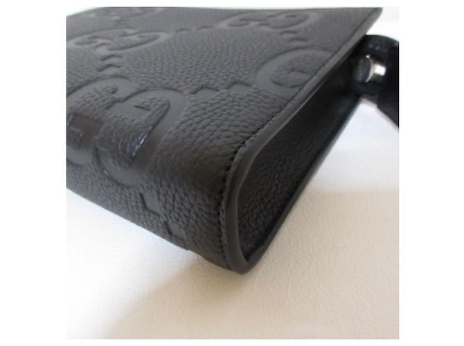 Bolso de hombro GUCCI Jumbo GG Mini Bag Shoulder 795240 Black Negro - vista 7